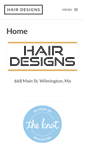 Mobile Screenshot of hairdesignsforyou.com